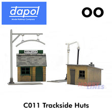 Load image into Gallery viewer, TRACKSIDE HUTS Model Railway KitMaster building Kit Dapol OO Gauge C011
