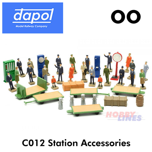 STATION ACCESSORIES Model Railway KitMaster Kit figures Dapol OO Gauge C012