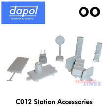 Load image into Gallery viewer, STATION ACCESSORIES Model Railway KitMaster Kit figures Dapol OO Gauge C012
