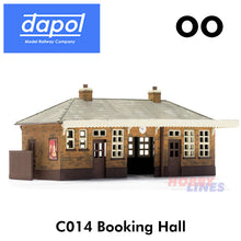Load image into Gallery viewer, BOOKING HALL KitMaster station Kit C014 Dapol OO Gauge model railway
