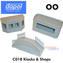 Load image into Gallery viewer, KIOSKS &amp; STEPS KitMaster station building Kit Dapol OO Gauge model railway C018
