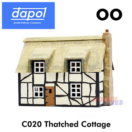 THATCHED COTTAGE Model Railway KitMaster building Kit Dapol OO Gauge C020