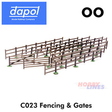 Load image into Gallery viewer, FENCING &amp; GATES Model Railway KitMaster Kit Dapol OO Gauge C023
