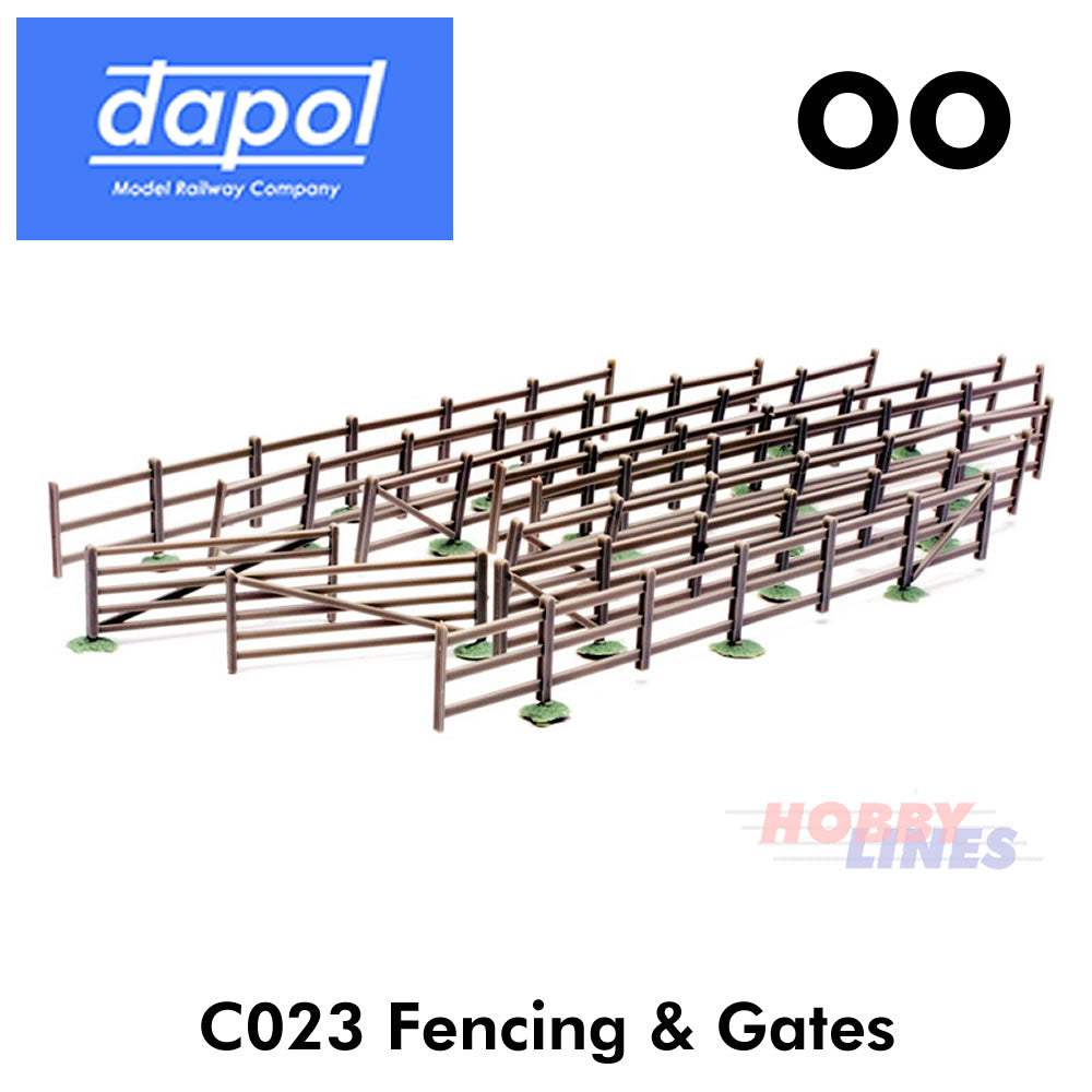 FENCING & GATES Model Railway KitMaster Kit Dapol OO Gauge C023