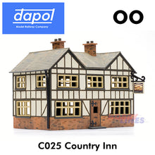 Load image into Gallery viewer, COUNTRY INN KitMaster Town Building Kit Model Railway C025 Dapol OO Gauge
