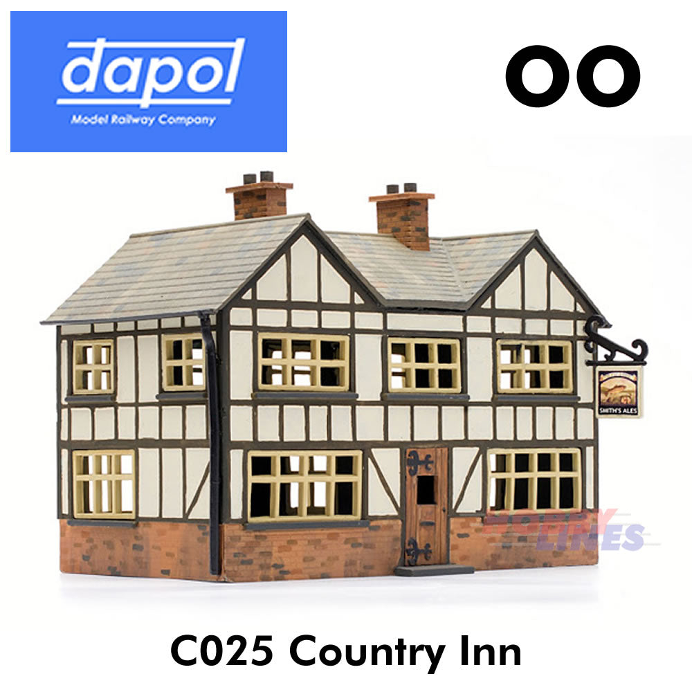 COUNTRY INN KitMaster Town Building Kit Model Railway C025 Dapol OO Gauge