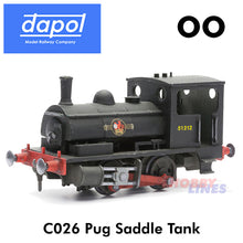 Load image into Gallery viewer, SADDLE TANK PUG 0-4-0 Loco Railway KitMaster StaticModel OO Gauge Kit Dapol C026
