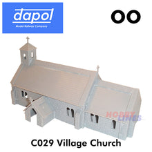 Load image into Gallery viewer, VILLAGE CHURCH  Model Railway KitMaster building Kit Dapol OO Gauge C029
