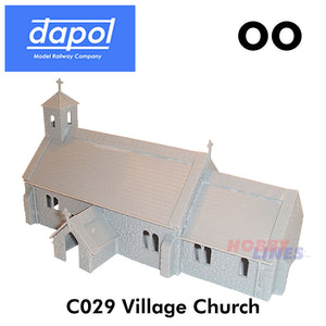 VILLAGE CHURCH  Model Railway KitMaster building Kit Dapol OO Gauge C029