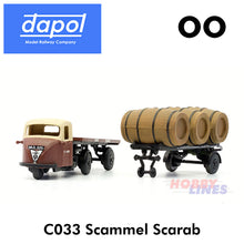 Load image into Gallery viewer, SCAMMEL SCARAB Model Railway KitMaster vehicle Kit Dapol OO Gauge C033
