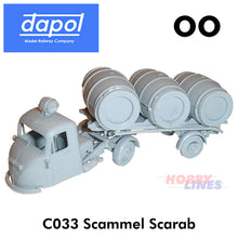 Load image into Gallery viewer, SCAMMEL SCARAB Model Railway KitMaster vehicle Kit Dapol OO Gauge C033
