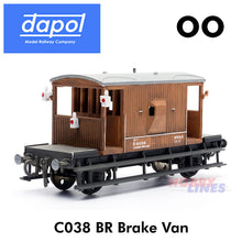 Load image into Gallery viewer, BR BRAKE VAN Model Railway KitMaster Truck Kit Dapol OO Gauge C038
