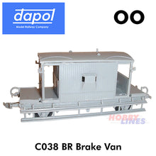 Load image into Gallery viewer, BR BRAKE VAN Model Railway KitMaster Truck Kit Dapol OO Gauge C038
