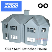 Load image into Gallery viewer, SEMI DETACHED HOUSES  Model Railway KitMaster Building Kit Dapol OO Gauge C057
