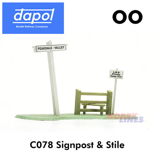 SIGNPOST & STILE KitMaster scenery Kit Dapol OO Gauge Model Railway C078