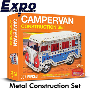 CAMPER VAN Stainless Steel Construction Set 348 pieces Metal Kit CHP0011