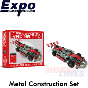 GRAND PRIX CAR Stainless Steel Construction Set 279pc F1 Formula 1 Metal Kit