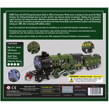 Load image into Gallery viewer, FLYING SCOTSMAN Locomotive Stainless Steel Construction Set 340pc LNER Metal Kit
