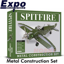 Load image into Gallery viewer, SPITFIRE WWII FIGHTER AIRCRAFT Stainless Steel Construction Set 285pc Metal Kit
