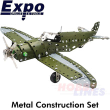 Load image into Gallery viewer, SPITFIRE WWII FIGHTER AIRCRAFT Stainless Steel Construction Set 285pc Metal Kit
