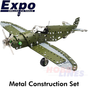 SPITFIRE WWII FIGHTER AIRCRAFT Stainless Steel Construction Set 285pc Metal Kit