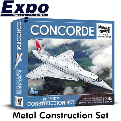 CONCORDE BA Supersonic Airliner Stainless Steel Construction Set 265pc Metal Kit