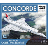 CONCORDE BA Supersonic Airliner Stainless Steel Construction Set 265pc Metal Kit