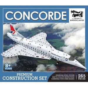 CONCORDE BA Supersonic Airliner Stainless Steel Construction Set 265pc Metal Kit