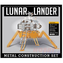 Load image into Gallery viewer, LUNAR LANDER Moon Landings Stainless Steel Construction Set 558pc Metal Kit
