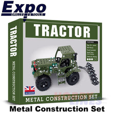 Load image into Gallery viewer, TRACTOR &amp; Back Hoe Stainless Steel Construction Set 295 pieces Metal Kit CHP0078
