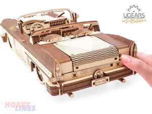DREAM CABRIOLET VM-05 Wooden Mechanical Construction 3D Puzzle kit uGears 70073