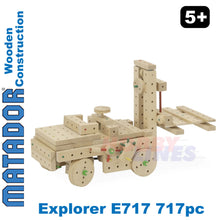 Load image into Gallery viewer, Matador Explorer E717 Wood Construction Set Building Blocks Bricks 717pc Age 5+
