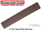 Perma-Grit F101 HAND FILE FLAT FINE Tungsten Carbide Permagrit