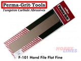 Perma-Grit F101 HAND FILE FLAT FINE Tungsten Carbide Permagrit