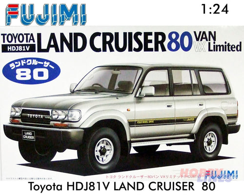 Toyota HDJ81V LAND CRUISER 80 Van Limited scale model 1:24 kit Fujimi F037950