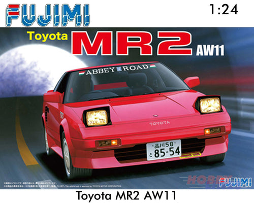 Toyota MR2 AW11 1:24 scale model kit Fujimi F038957