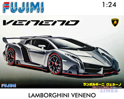 LAMBORGHINI Veneno supercar 1:24 scale model kit Fujimi F125831