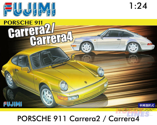 PORSCHE 911 CARRERA 3.8 RSR 1:24 scale model kit Fujimi F126647