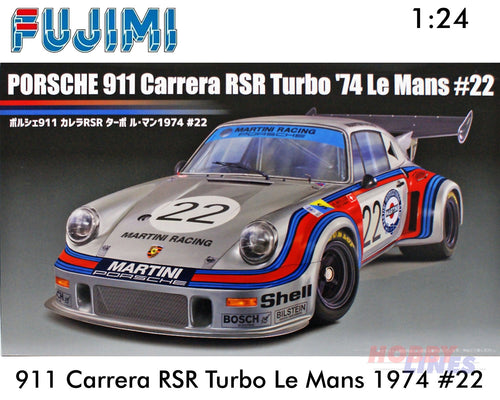 PORSCHE 911 Carrera RSR Turbo Le Mans 1974 #22 1:24 model kit Fujimi F126487
