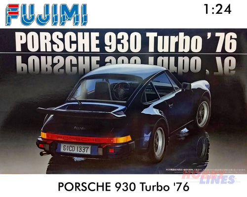 PORSCHE 930 TURBO '76 1:24 scale model kit Fujimi F126609