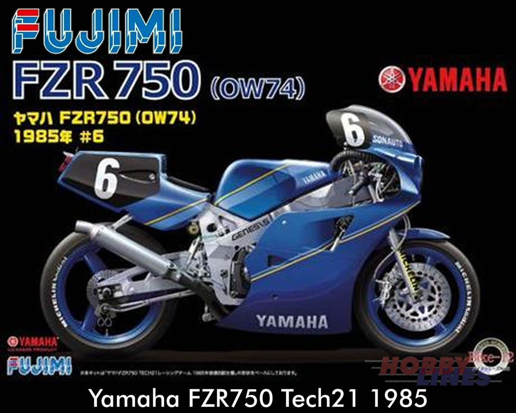 Yamaha FZR750 (OW74) 1985 scale motorcycle !:12 scale model kit Fujimi F141428
