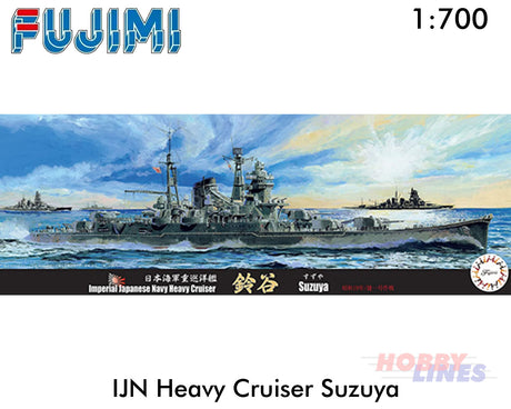 IJN Heavy Cruiser SUZUYA WWII 1944 Sho Ichigo Operation 1:700 kit Fujimi F432489