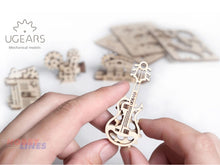 Load image into Gallery viewer, U-FIDGET CREATION Wooden Construction mini 3D model Puzzle kit uGears 70041
