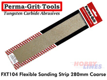 Load image into Gallery viewer, Perma-Grit FXT104 280mm FLEXIBLE SANDING STRIP Coarse Tungsten Carbide Permagrit
