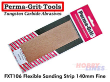 Load image into Gallery viewer, Perma-Grit FXT106 140mm FLEXIBLE SANDING STRIP Fine Tungsten Carbide Permagrit
