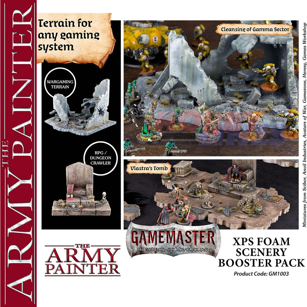 GAMEMASTER TERRAIN FOAM PACK Diorama Materials Army Painter GM1003P