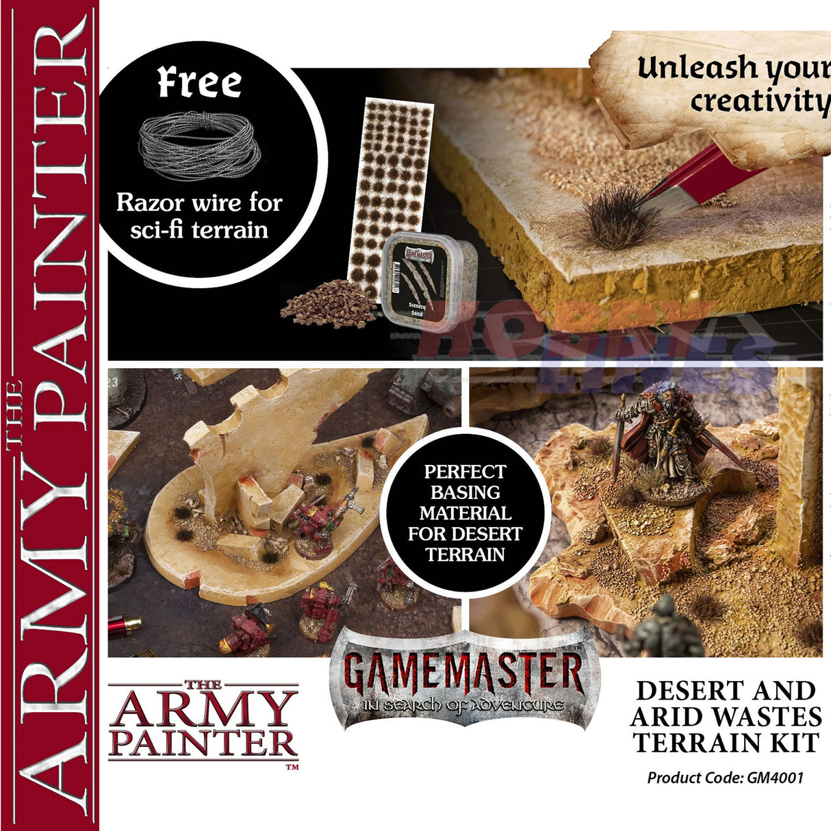 GAMEMASTER TERRAIN KIT DESERT & ARID WASTES paints & more Army Painter GM4001P