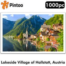 Load image into Gallery viewer, Showpiece Puzzle LAKESIDE VILLAGE HALLSTATT AUSTRIA 20&quot;x32&quot; 1000pc PINTOO H1785
