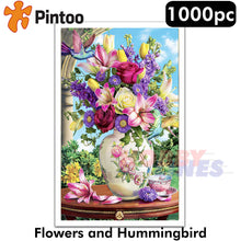 Load image into Gallery viewer, Showpiece FLOWERS &amp; HUMMINGBIRD  32&quot; x 20&quot; 1000pc PINTOO H2309
