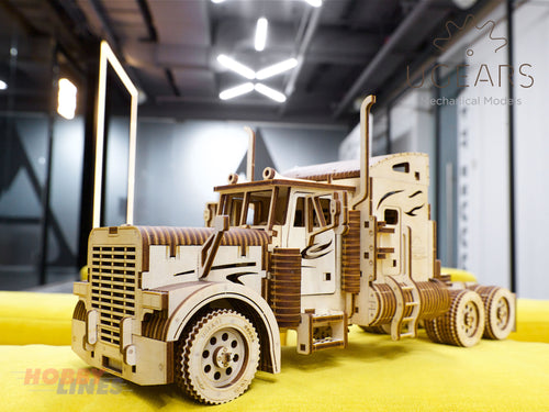 HEAVY BOY TRUCK VM-03 Wooden Mechanical Construction 3D Puzzle Kit uGears 70056